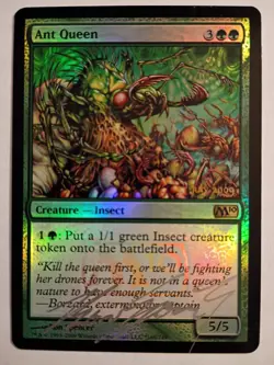 Magic The Gathering - 1x Signed Foil Ant Queen (mtg) Promo - Image 1