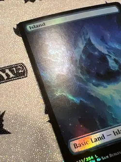MTG - Island Theros Beyond Death FOIL Nyx lands LP - Image 2