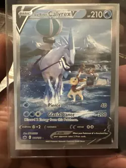 Pokemon TCG Ice Rider Calyrex V Holo Promo Card 045/198 - Image 3
