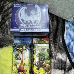 POKEMON ELITE TRAINER BOX SUN AND MOON BLU ETB - NEW - SEALED W/CASE Lot Of 3 - Image 1