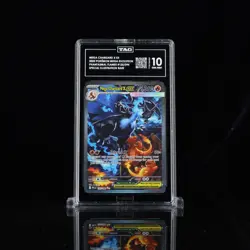 Pokemon Mega Charizard X EX SIR 125/094 Phantasmal Flames TAG 10 GEM MINT - Image 1