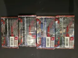 Lot Of 4 Pokemon Sun & Moon Crimson Invasion Booster Packs Factory Sealed Artset - Image 2