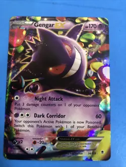 Pokemon TCG XY - Phantom Forces #34/119 Gengar EX NM - Image 3