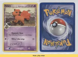 Vulpix Pokemon EX Dragon Frontiers #70 2006 READ k5i - Image 3