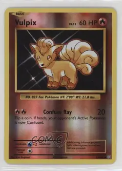 Vulpix Reverse Foil Pokemon XY Evolutions 20th Anniversary #14 - Image 1