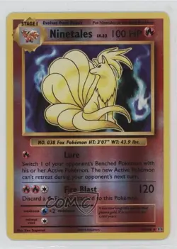 Ninetales Reverse Foil Pokemon XY Evolutions 20th Anniversary #15 - Image 1