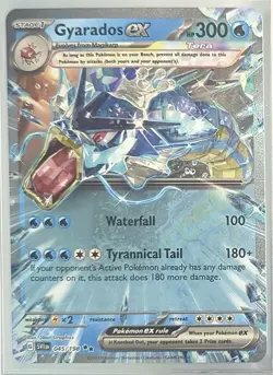 Pokemon TCG - Holofoil Gyarados ex Double Rare 045/198 NM SVI - Image 1