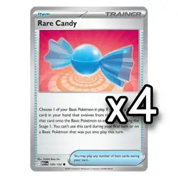 4x Rare Candy 125/132 Mega Evolution Pokemon Playset x4 - Image 1