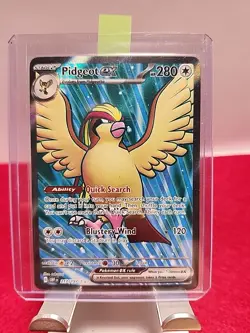 Pidgeot EX Obsidian Flames #217/197 ALTERNATE ART RARE, NM-M POKEMON CARD TCG - Image 1