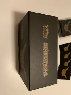 (EMPTY) GENERATIONS ETB W/ USED SLEEVES & DIVIDERS Pokemon 20th Anniversary - Image 2