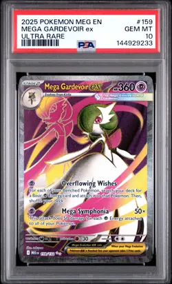 2025 POKEMON MEG EN-MEGA EVOLUTION ULTRA RARE #159 MEGA GARDEVOIR EX PSA 10 - Image 1