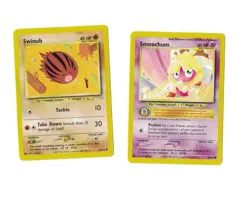 2 Pokemon neo Revelation 57 Swinub & 54 Scoochum NM - Image 1