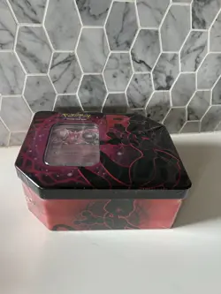 Team Rockets Mewtwo EX Pokemon TCG Tin Factory Sealed New - Image 2