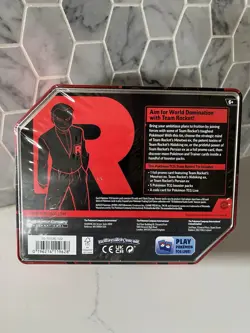 Team Rockets Mewtwo EX Pokemon TCG Tin Factory Sealed New - Image 3