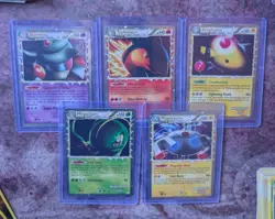 Pokemon TCG 2010 Holo Card Lot Meganium Magnezone Slowking Typhlosion Ampharos - Image 1