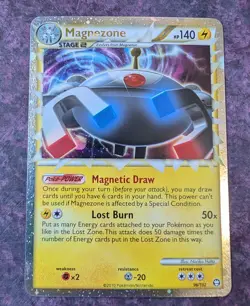 Pokemon TCG 2010 Holo Card Lot Meganium Magnezone Slowking Typhlosion Ampharos - Image 4