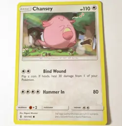 Chansey 101/145 S&M Guardians Rising Pokemon Card - Image 1