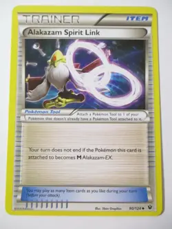 Alakazam Spirit Link 90/124 Trainer XY Fates Collide Pokemon Card - Image 1