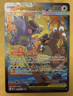 Pokemon Mega Kangaskhan ex MEGA EVOLUTION 182/132 Special Illustration Rare SIR - Image 1