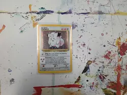 Pokemon TCG Clefairy 005/102 Base Set Holo - Image 1