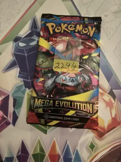 (HEAVY) 22.41g Pokemon TCG Mega Evolution Booster Pack (SEALED)✅ - Image 2