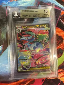 2025 Pokemon Mega Evolution Mega Venusaur ex SIR 177/132 BGS 10 PRISTINE - Image 1
