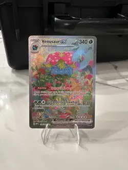 Pokemon Venusaur ex 198/165 Scarlet & Violet 151 Special Illustration Rare Holo - Image 1