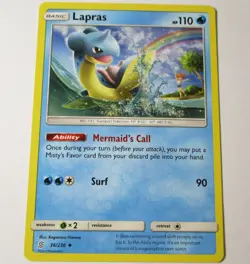 Lapras 36/236 Uncommon S&M Unified Minds Base Set Pokemon Card - Image 1