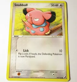 Snubbull 74/115 EX Unseen Forces Pokemon Card - Image 1