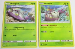 Wimpod 8/145 & 16/147 2 Pokemon Card x2 Various Sets - Image 1