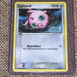 Jigglypuff 53/100 EX Crystal Guardians Stamped Reverse Holo Pokemon TCG Card NM - Image 2