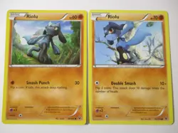 Riolu 45/124 & 46/124 Fates Collide 2 Pokemon Card - Image 1