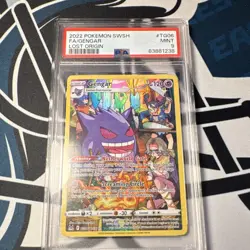 Pokemon 2022 Lost Origin Trainer Gallery Gengar Ultra Rare Holo TG06/TG30 PSA 9 - Image 1