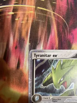 Pokemon TCG Tyranitar EX Pop Series 1 Holo Ultra Rare Card #17/17 LP/NM - Image 4