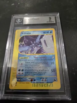 2003 POKEMON SKYRIDGE #H3 ARTICUNO-HOLO Swirl BGS 9 - Image 1