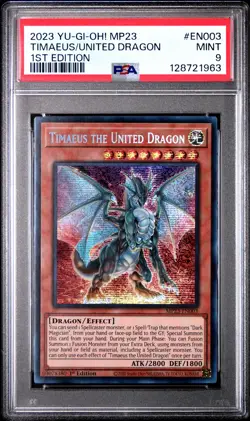 2023 1ST ED #EN003 TIMAEUS THE UNITED DRAGON PSA 9 - Image 1