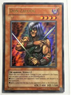 Don Zaloog Ultra Rare Pharaonic Guardian PGD-029 LP YuGiOh Card - Image 1