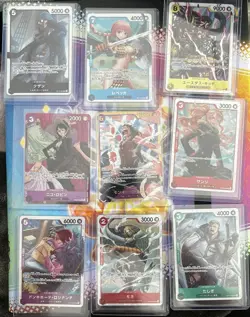 One Piece 9x Card lot SEC & SR & R - Image 1