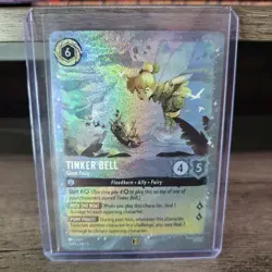 Tinker Bell Giant Fairy Glimmer Foil Promo Disney Lorcana - Image 1