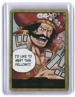 Don!! card gold one piece carrying on his will alternate art #op13 - Image 1