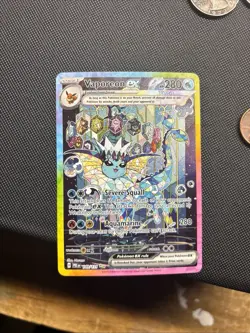 Pokemon TCG Vaporeon EX Prismatic Evolutions Special Illustration Card 149/131 - Image 2