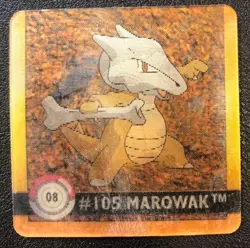 Cubone Marowak 3D Action Flipz #8 Pokemon Artbox 1999 Nintendo CCG Game Card - Image 1