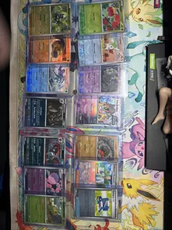 Pokemon 14 Card Lot Pokeball Bulk Prismatic Evolutions Black Bolt White Flare - Image 1