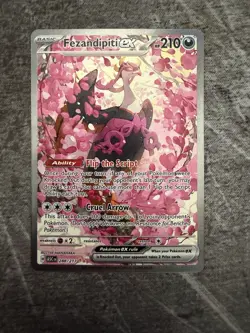 Pokemon Fezandipiti ex Special Illustration Rare Holo Full Art ASC 288/217 Card - Image 1
