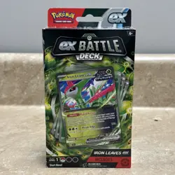 POKEMON TCG IRON LEAVES EX BATTLE DECK FACTORY SEALED 60 CARDS - NEW (QEG47) - Image 1