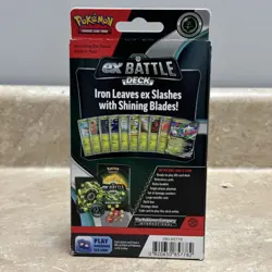 POKEMON TCG IRON LEAVES EX BATTLE DECK FACTORY SEALED 60 CARDS - NEW (QEG47) - Image 2