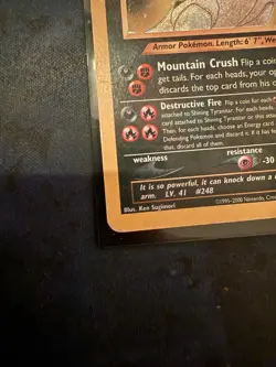Pokemon Neo Destiny Shining Tyranitar Holo Card 113/105 - Image 3