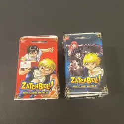 Fifty (50) BANDAI CCG TCG ZATCH BELL! The Card Battle Series 1 Booster Packs - Image 1
