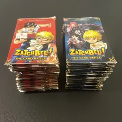 Fifty (50) BANDAI CCG TCG ZATCH BELL! The Card Battle Series 1 Booster Packs - Image 2