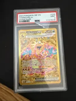 Pokemon TCG Charizard EX Obsidian Flames Holo Ultra Rare Card 228/197 - Image 1